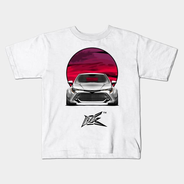 toyota corolla widebody Kids T-Shirt by naquash